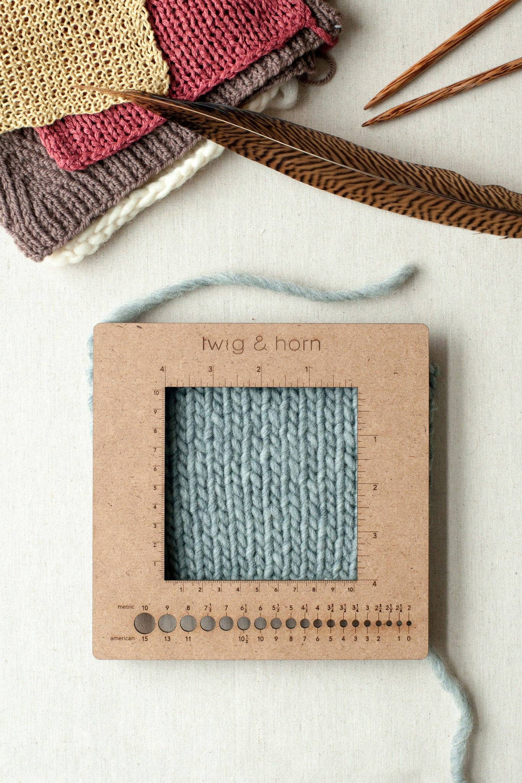 Square gauge ruler