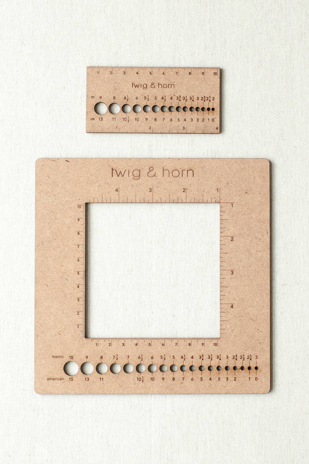 Square gauge ruler