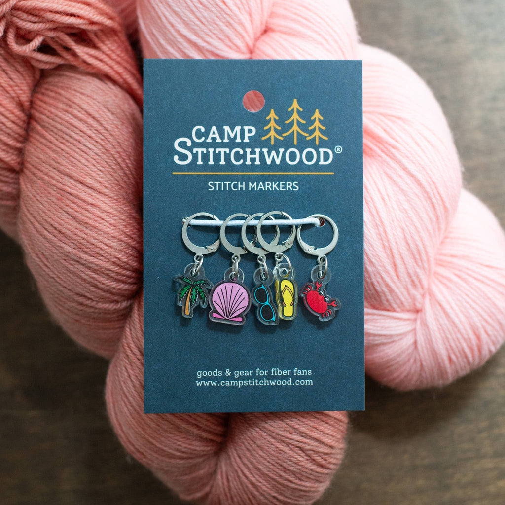 Beach Stitch Marker Set
