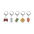 Road Trip Stitch Marker Set