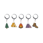 Camping Stitch Marker Set