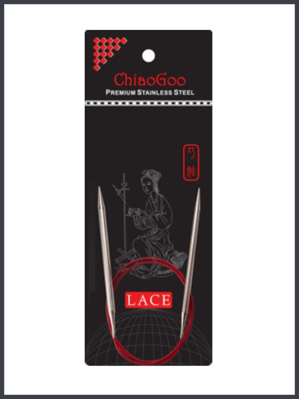 ChiaoGoo Red Lace 16" Circular Knitting Needles
