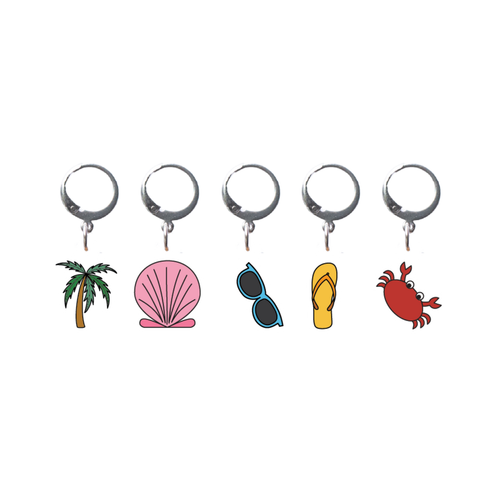 Beach Stitch Marker Set