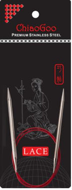 ChiaoGoo Red Lace 16" Circular Knitting Needles